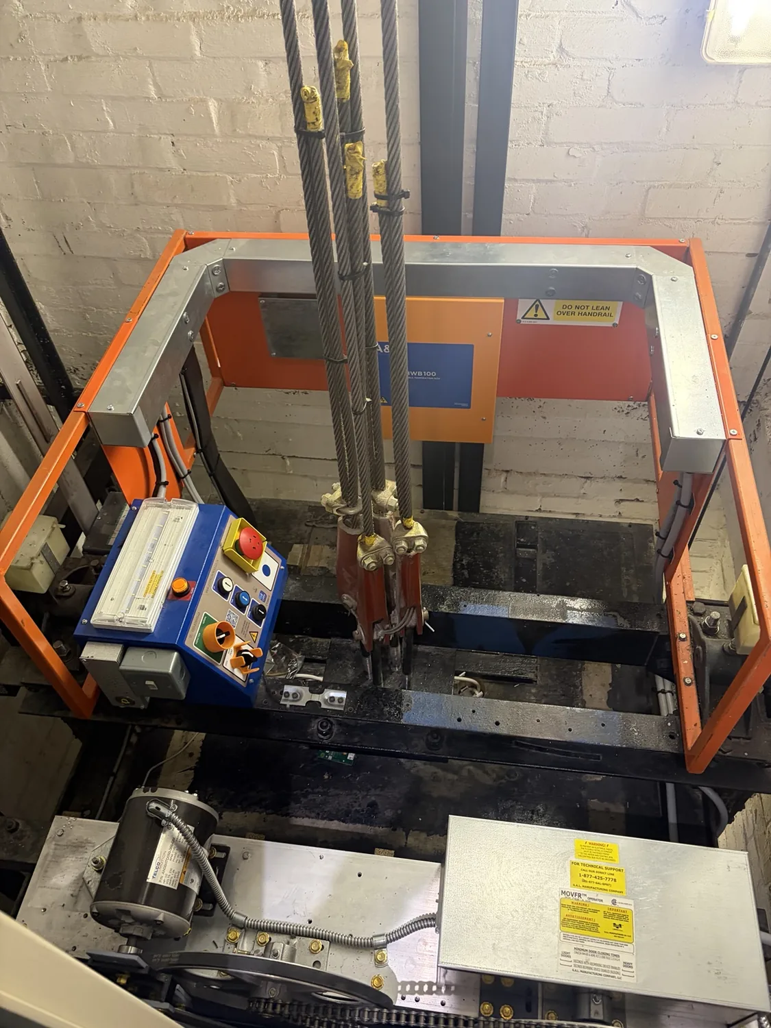 Lift car-top equipment during installation